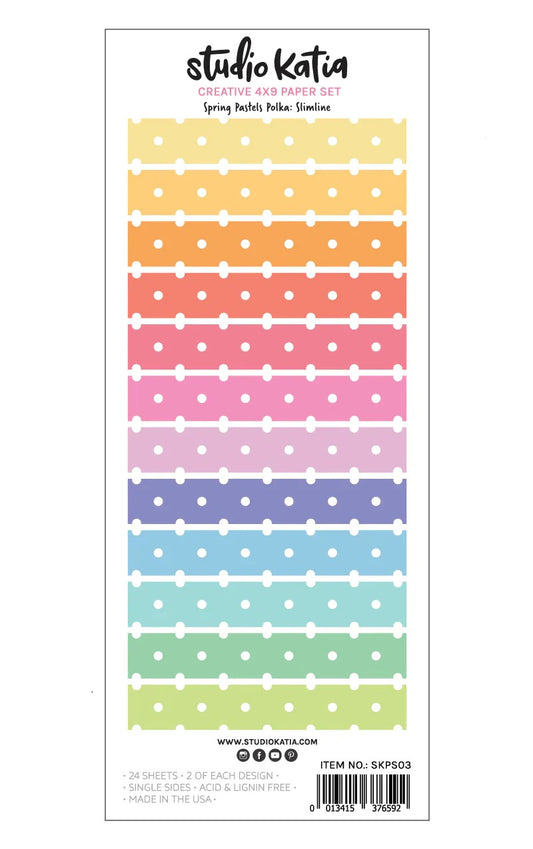 Spring Pastel Polka 6X9 Paper Pad