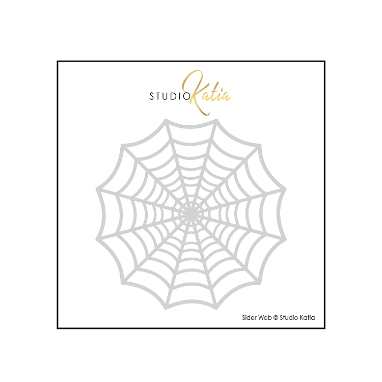 Spider Web Stencil – Butterfly Reflections, Ink.