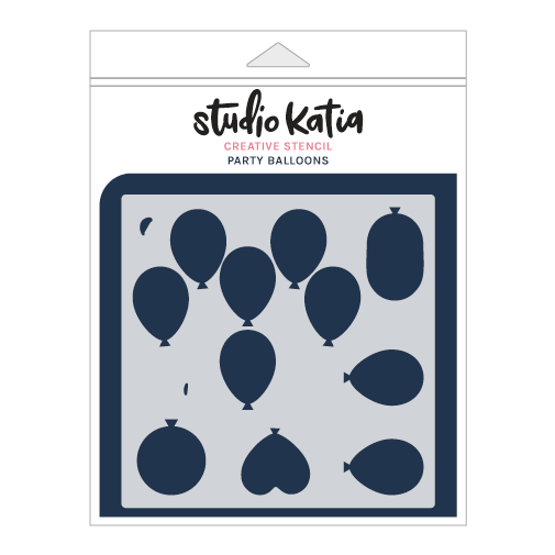 Party Balloons Stencil