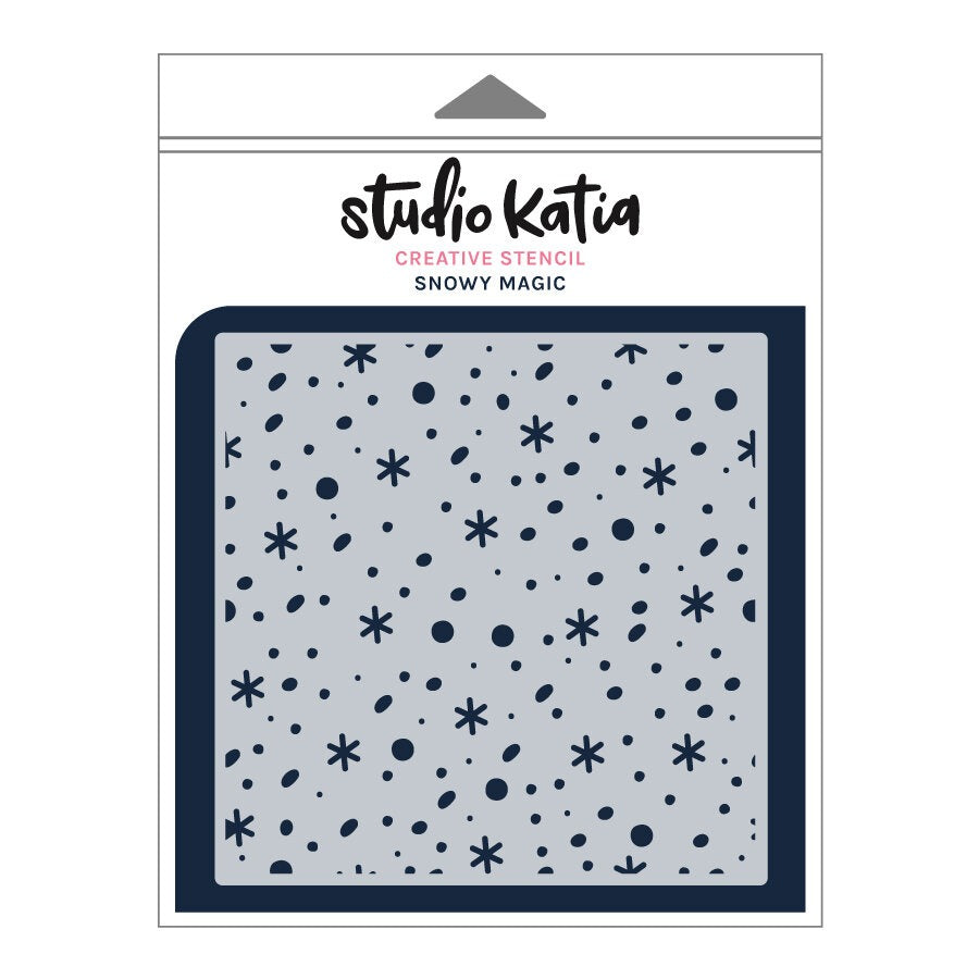 Snowy Magic Stencil