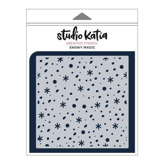 Snowy Magic Stencil