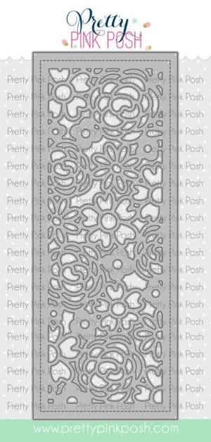 Slimline: Floral Cover Die