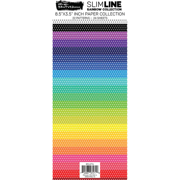 Rainbow Dot Slim Line Paper Pad