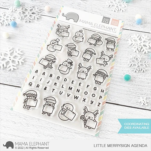 Little Merrysign Agenda Stamp Set