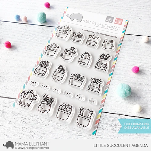 Little Succulent Agenda Stamp Set