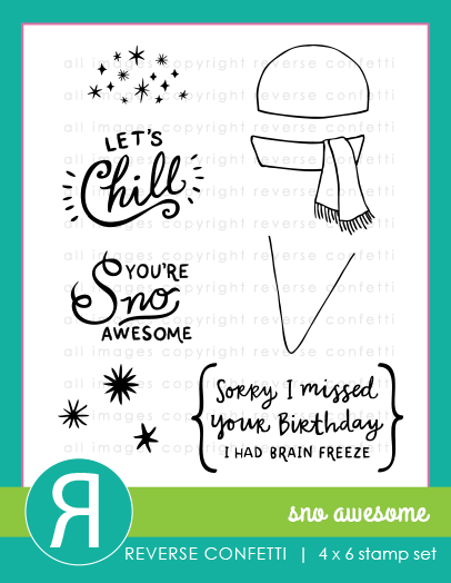 Sno Awesome Stamp Set