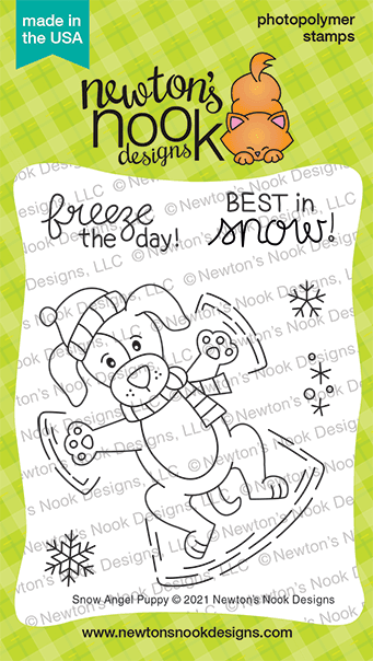 Snow Angel Puppy Stamp Set