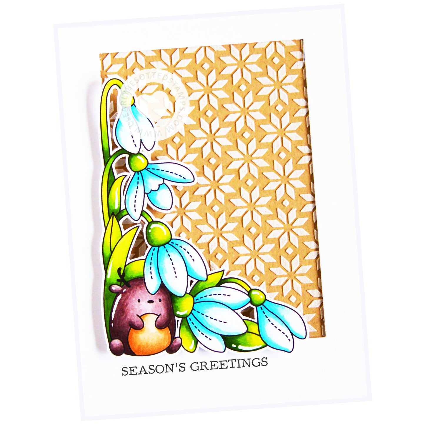 Snowdrop Corners Stamp Set
