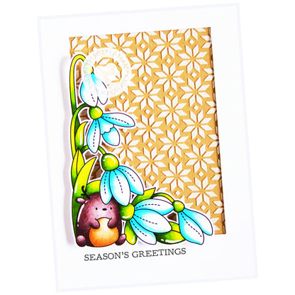 Snowdrop Corners Stamp Set