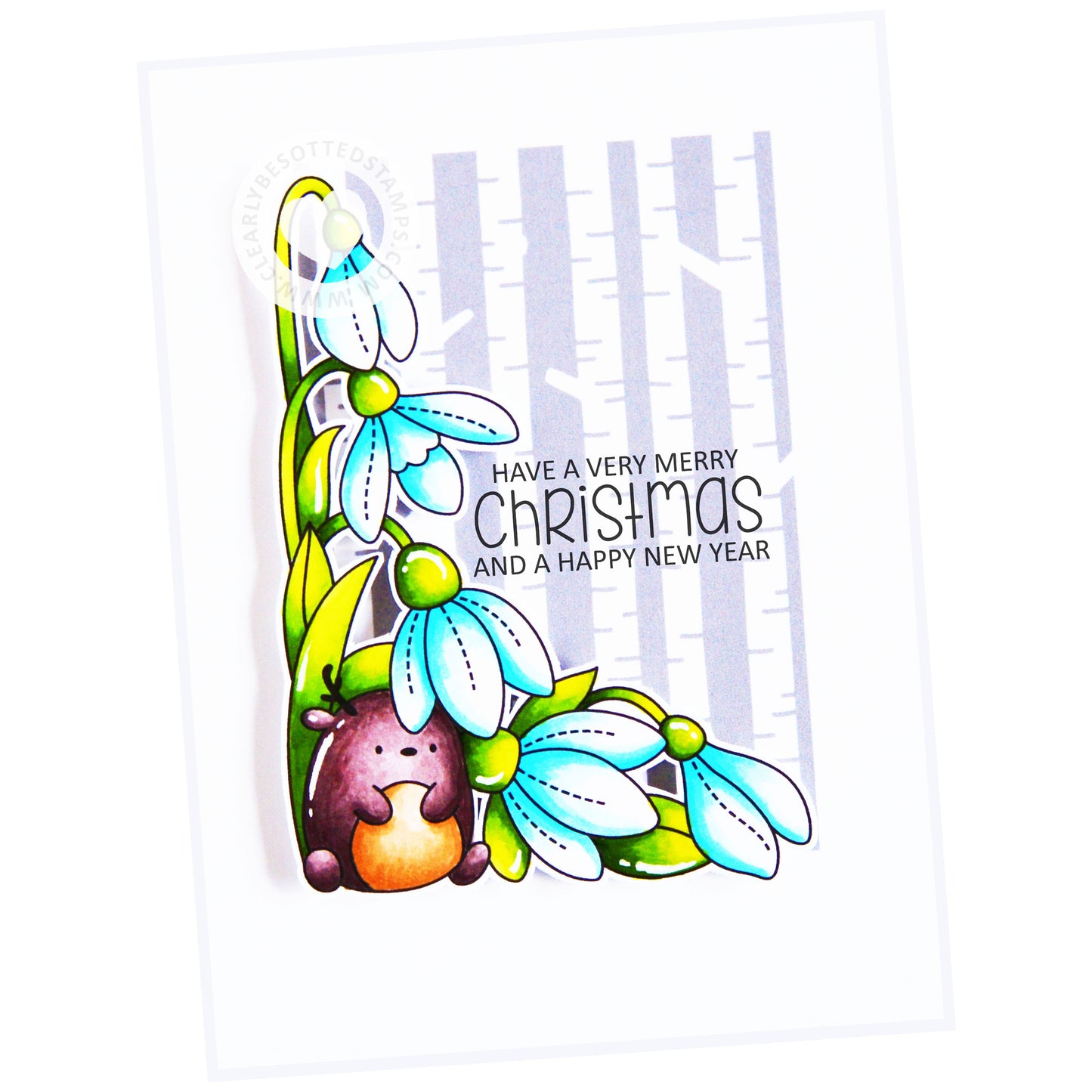 Snowdrop Corners Stamp Set