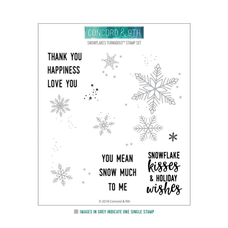 Snowflakes Turnabout™ Stamp Set