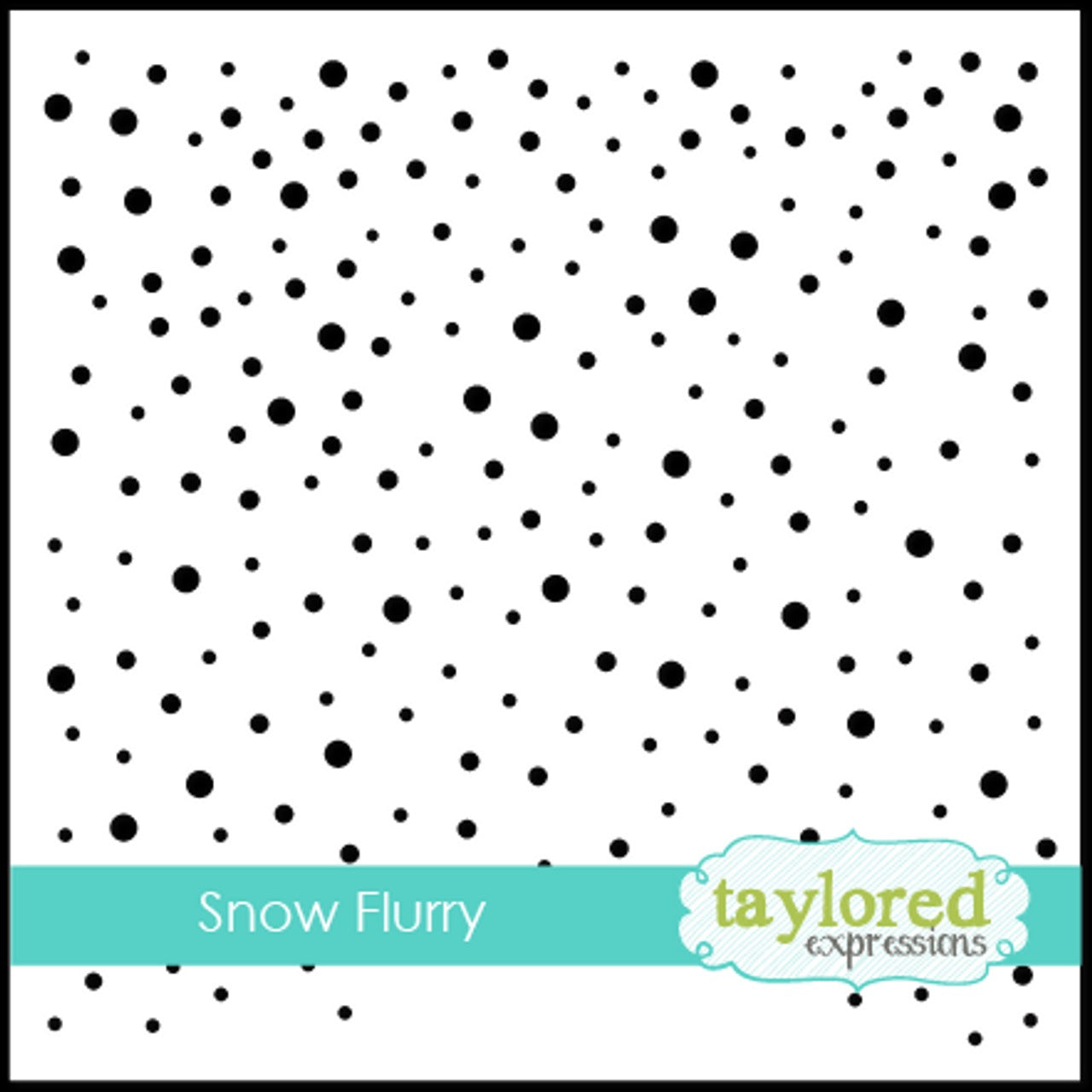 Snow Flurry Stencil