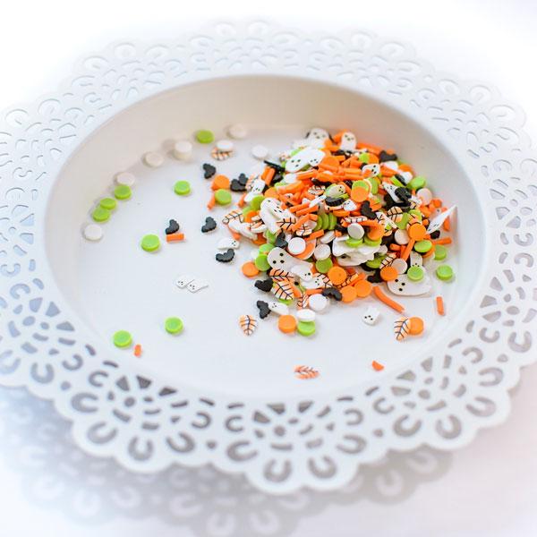 Spooky Halloween Clay Confetti