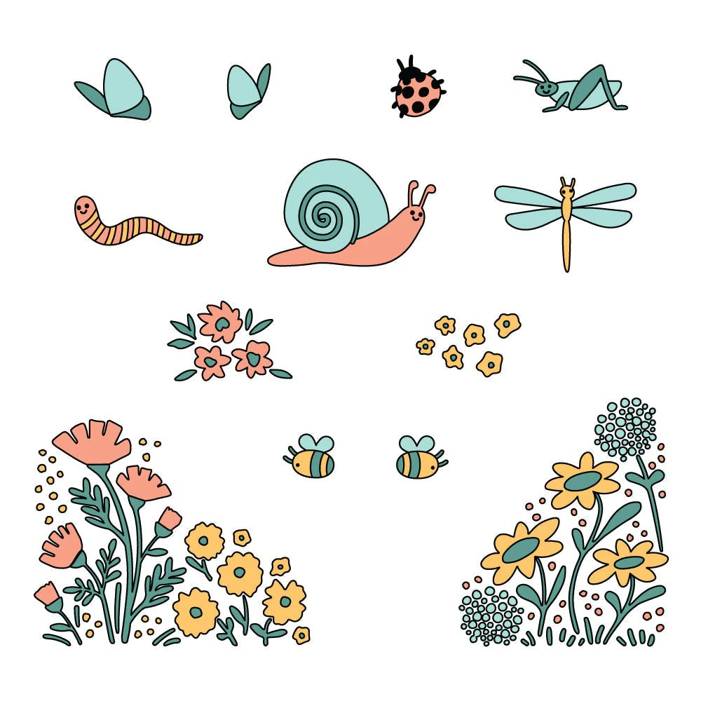 Spring Meadow Stencils