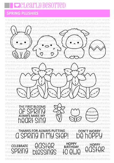 Spring Plushies Stamp Set