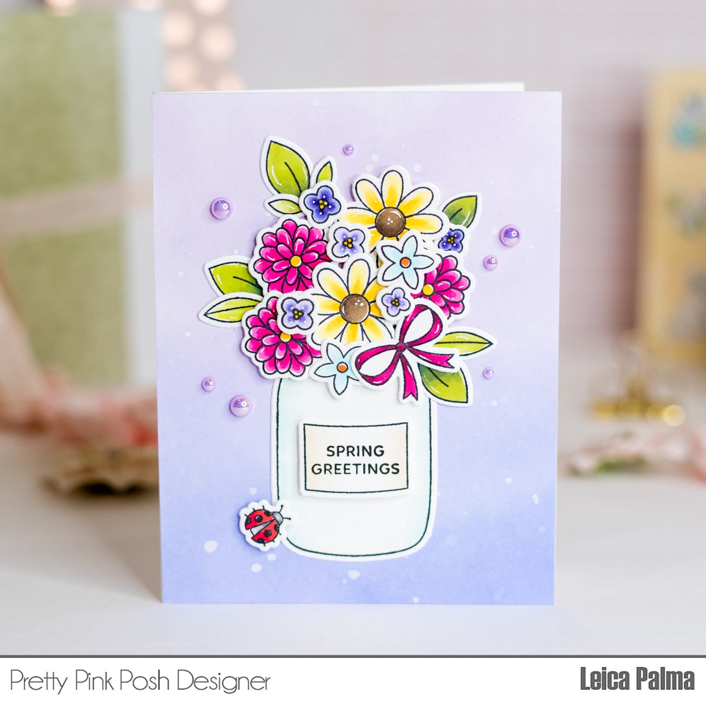 Spring Jar Stamp Set