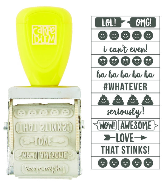 Emoji Love Roller Stamp