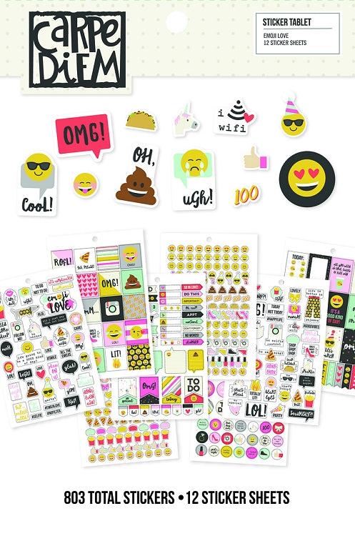 Emoji Love Sticker Tablet