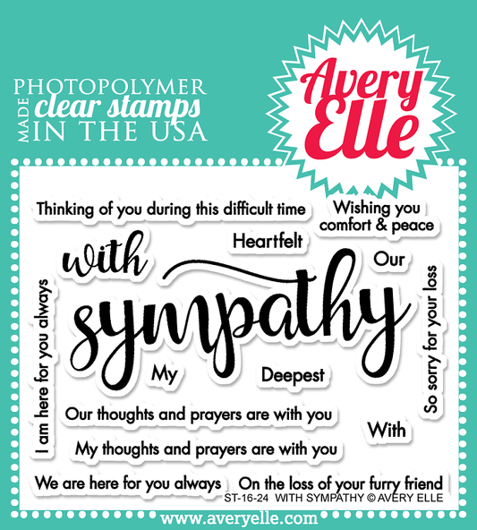 With Sympathy Stamp Set