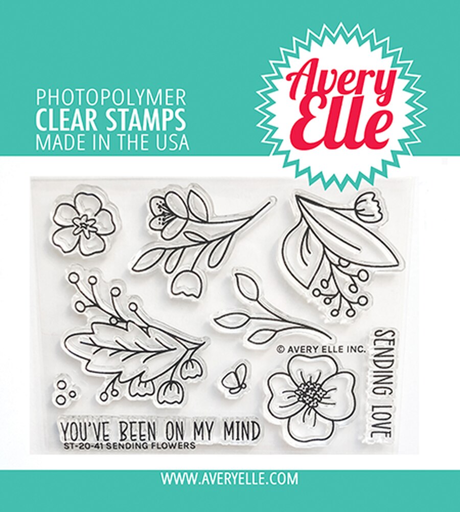 Sending Flowers Stamp Set