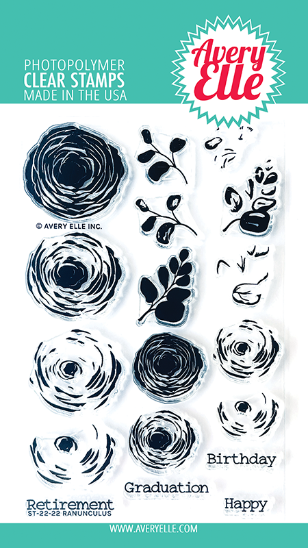 Ranunculus Stamp Set
