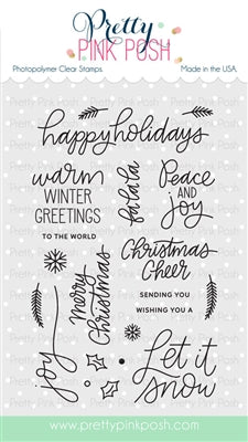 Holiday Greetings Stamp Set