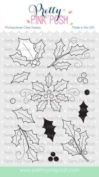 Elegant Holly Stamp Set