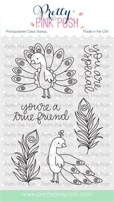 Peacock Friends Stamp Set