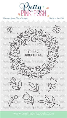 Spring Wreath Stamp Set