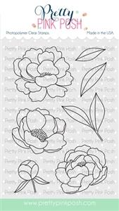 Peonies Stamp Set