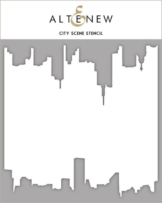 City Scene Stencil