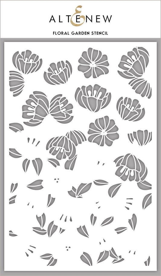 Floral Garden Stencil