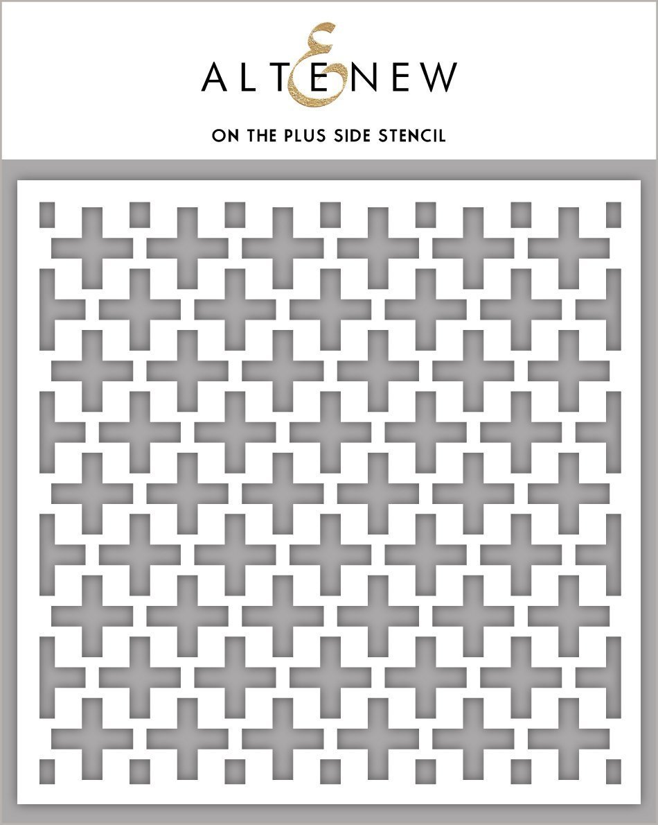 On the Plus Side Stencil