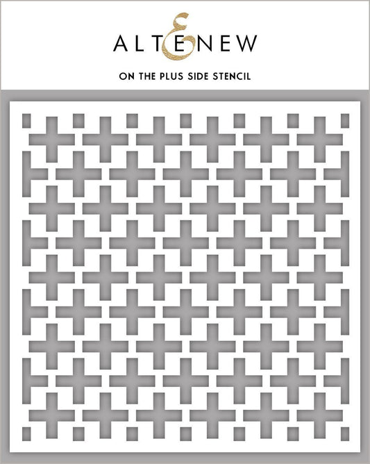 On the Plus Side Stencil