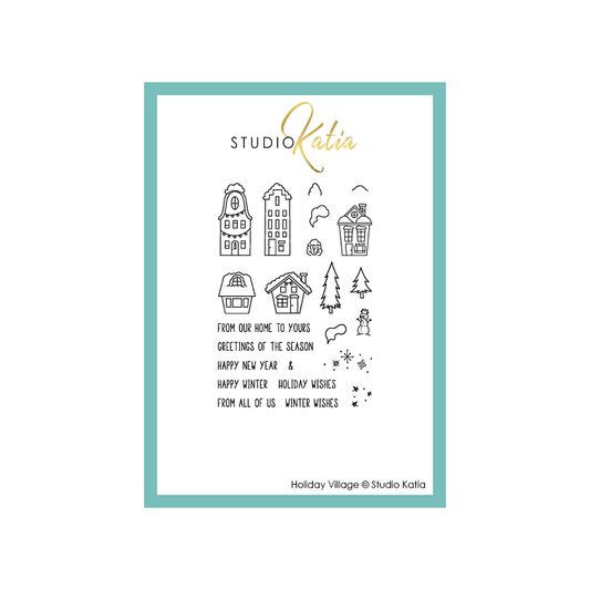 Holiday Village Stamp Set