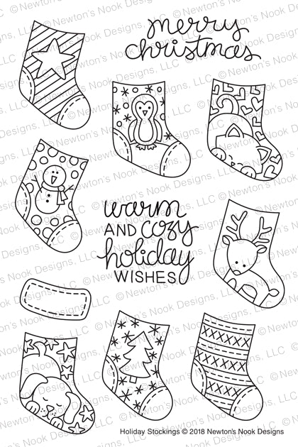 Holiday Stockings Stamp Set