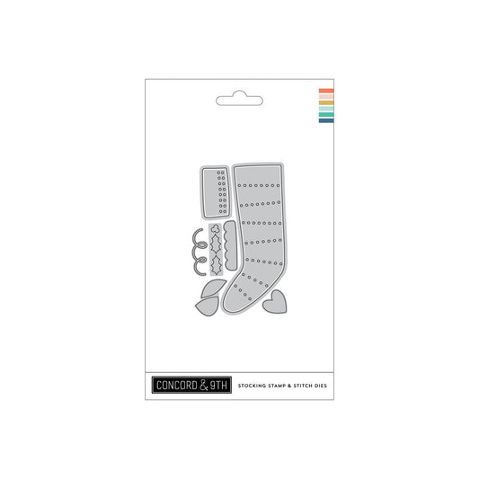 Stocking Stamp & Stitch Dies