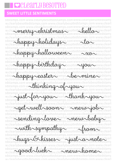 Sweet Little Sentiments Stamp Set