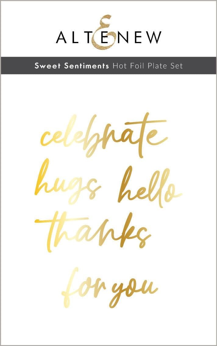 Sweet Sentiments Hot Foil Plate