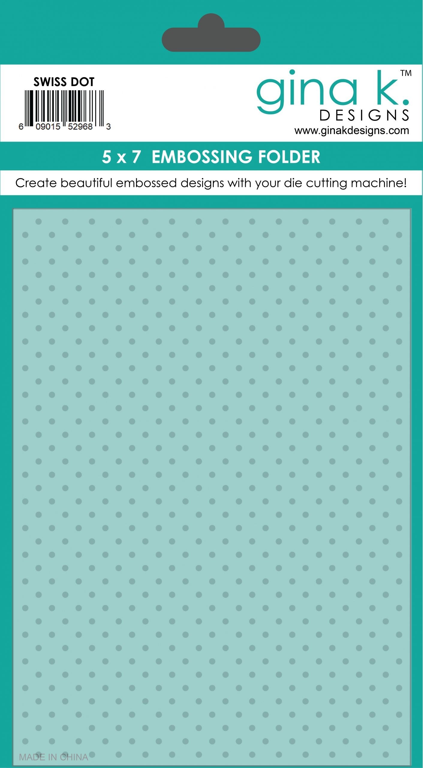 Swiss Dot Embossing Folder