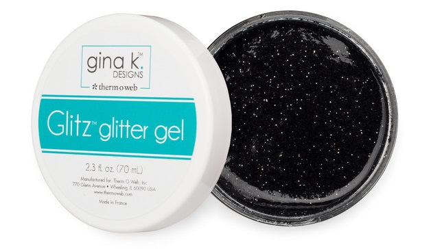 Glitz Glitter Gel Black