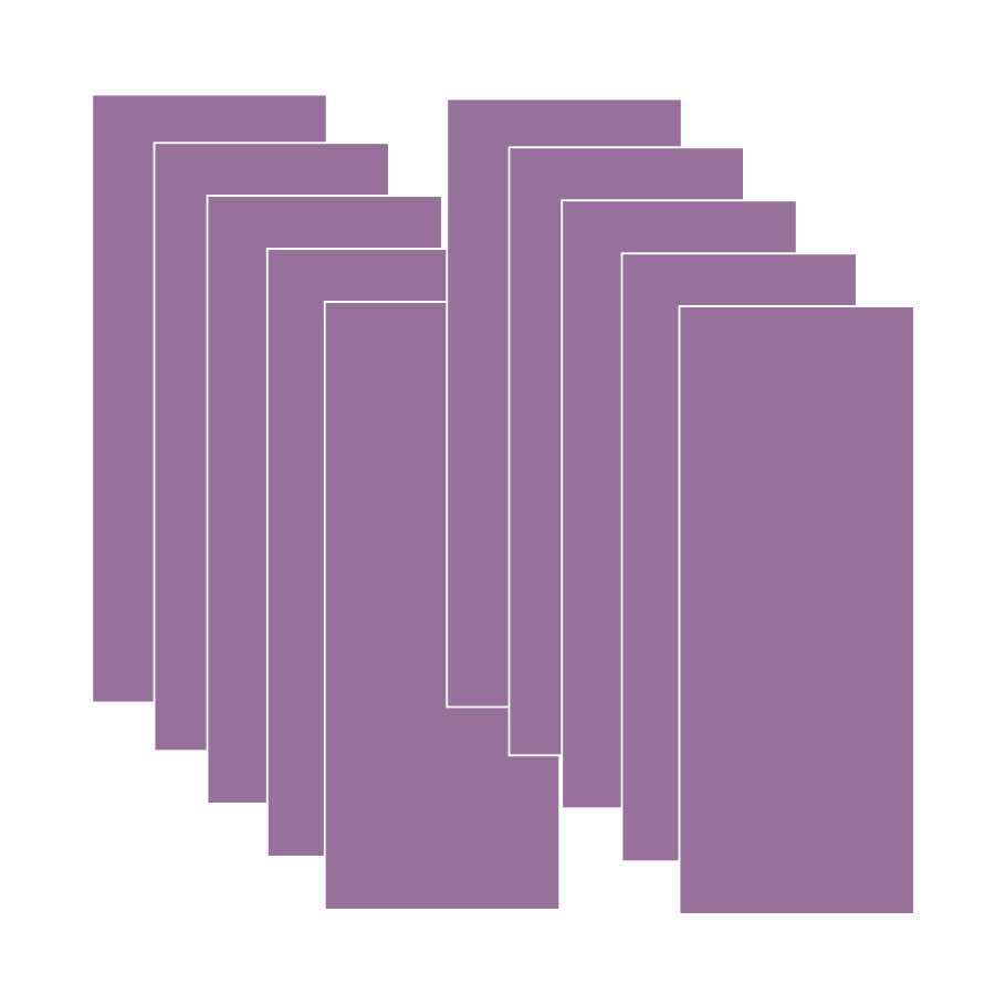 Tall Cut Card Stock- Wild Lilac