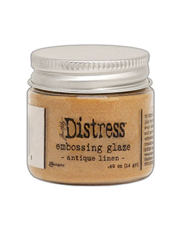 Distress Embossing Glaze Antique Linen