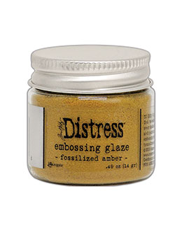 Distress Embossing Glaze Fossilized Amber