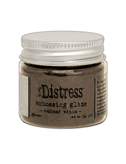 Distress Embossing Glaze Walnut Stain