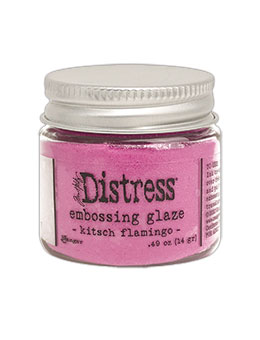 Distress Embossing Glaze Kitsch Flamingo