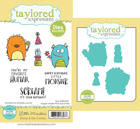 Little Monsters Stamp & Die Combo