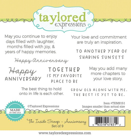 The Inside Scoop - Anniversary Stamp Set