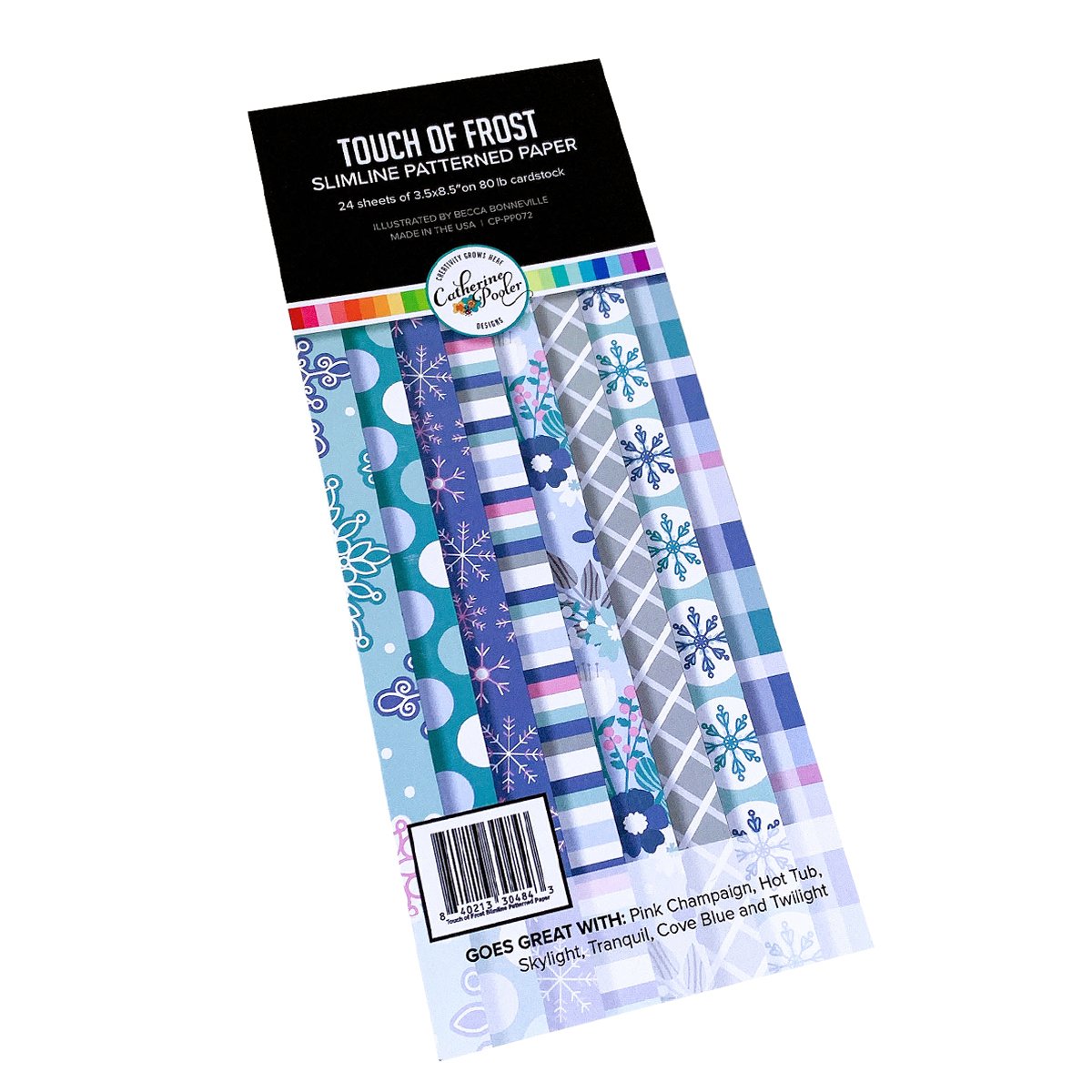 Touch of Frost 3.5 x 8.5 Slimline Paper Pad