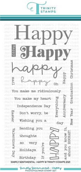 Simply Sentimental - Happy Stamp Set